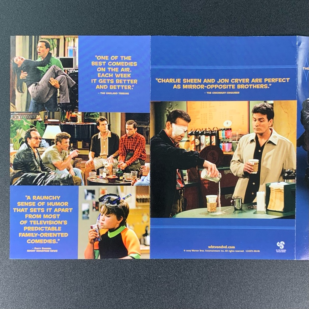 Two and a Half Men Complete Seasons 1 and 2 DVD Bundle Set. - Picture 14 of 16